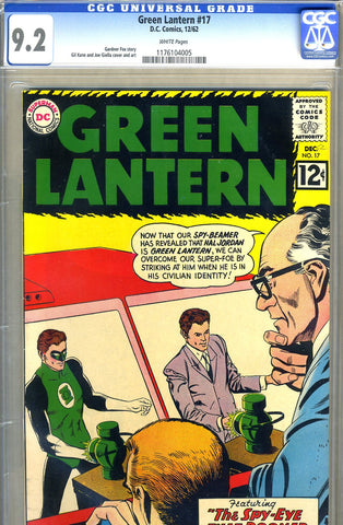 Green Lantern #17   CGC graded 9.2 - white pages - SOLD!