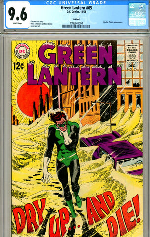 Green Lantern #65 CGC graded 9.6 white pages - SOLD!