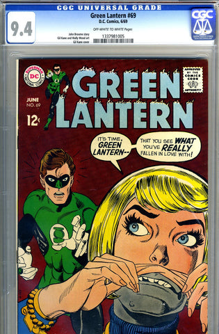 Green Lantern #69   CGC graded 9.4 - SOLD!