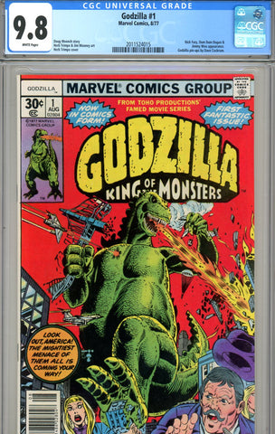 Godzilla #1 CGC graded 9.8 SOLD!
