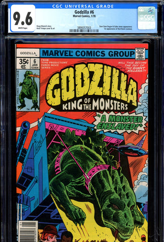 Godzilla #06 CGC graded 9.6 - first appearance of Red Ronin (robot) - SOLD!