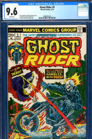 Ghost Rider #05 CGC graded 9.6  John Romita cover  2nd highest graded - SOLD!