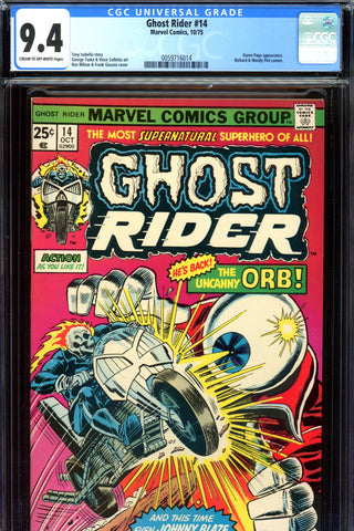 Ghost Rider #14 CGC graded 9.4 - SOLD!
