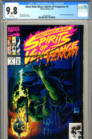 Ghost Rider/Blaze: Spirits of Vengeance #6 CGC graded 9.8 HG - SOLD!