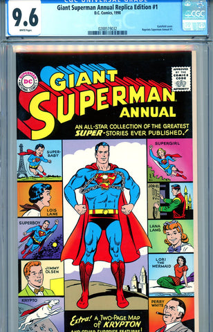 Giant Superman Annual #1  CGC graded 9.6 - (Replica Edition) SOLD!