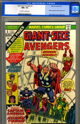 Giant-Size Avengers #1   CGC graded 9.6 - SOLD!