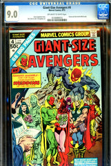 Giant-Size Avengers #4 CGC graded 9.0 Vision and Scarlet Witch wed