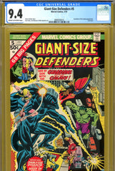 Giant-Size Defenders #5 CGC graded 9.4  third Guardians of the Galaxy