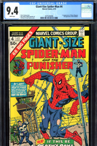 Giant-Size Spider-Man #04 CGC graded 9.4 - third ever Punisher - SOLD!