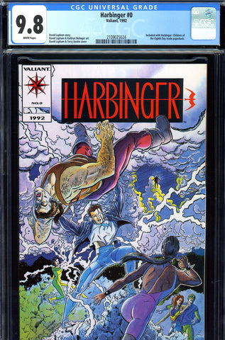 Harbinger #0 CGC graded 9.8 - HIGHEST GRADED SOLD!
