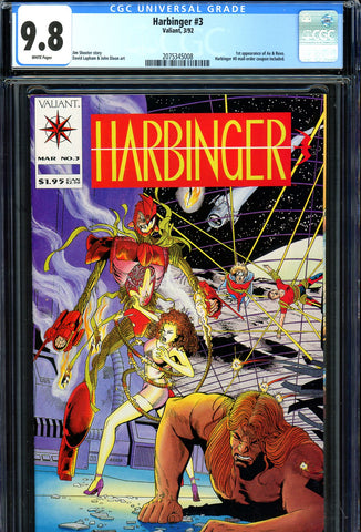 Harbinger #03 CGC graded 9.8 - HIGHEST GRADED - SOLD!