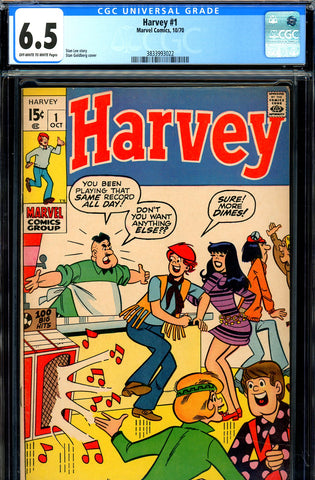 Harvey #1 CGC graded 6.5 - Stan Lee story - SOLD!