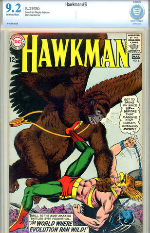 Hawkman #06   CBCS graded 9.2 - SOLD!