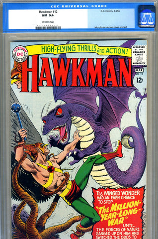 Hawkman #12   CGC graded 9.4 - SOLD