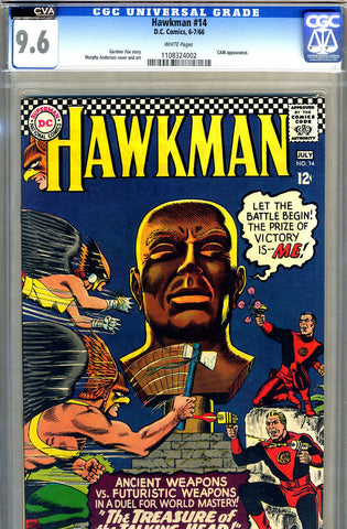 Hawkman #14   CGC graded 9.6 - SOLD