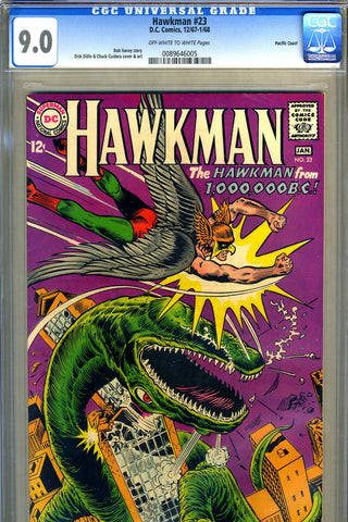 Hawkman #23   CGC graded 9.0 -  PC Pedigree - SOLD!