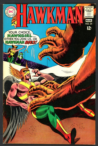 Hawkman #24   VF/NEAR MINT   1968