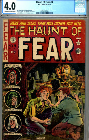 Haunt Of Fear #09 CGC graded 4.0 SOLD!