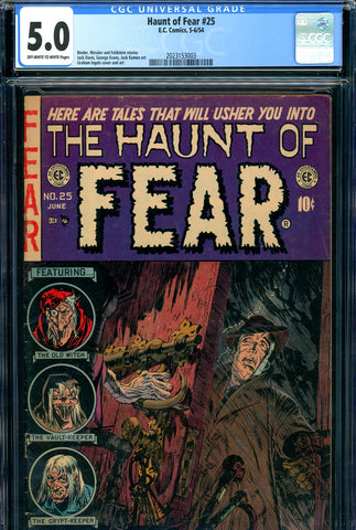 Haunt of Fear #25 CGC graded 5.0 - SOLD!