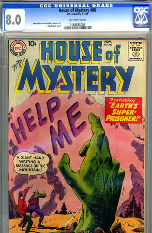 House of Mystery #080   CGC graded 8.0 - SOLD