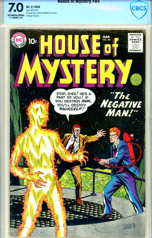 House of Mystery #084 CGC/CBCS graded 7.0 (1959) prototype SOLD!