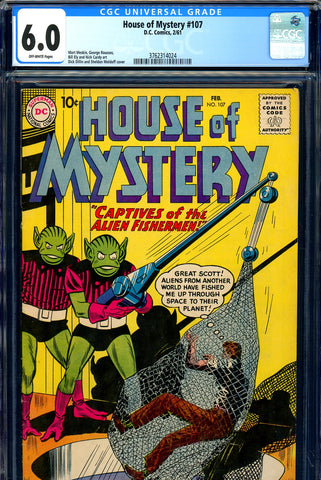 House of Mystery #107 CGC graded 6.0 Moldoff cover - SOLD!