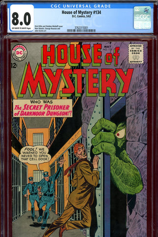 House of Mystery #134 CGC graded 8.0 Moldoff cover - SOLD!