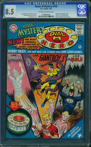 House of Mystery #156  CGC graded 8.5 - SOLD!