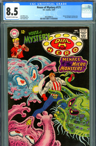 House of Mystery #171 CGC graded 8.5 dial "H" for Hero featured - SOLD!
