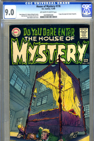 House of Mystery #178   CGC graded 9.0  Neal Adams c/a SOLD!