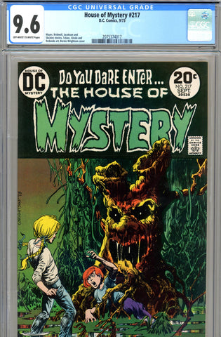 House of Mystery #217 CGC graded 9.6  Wrightson cover - SOLD!