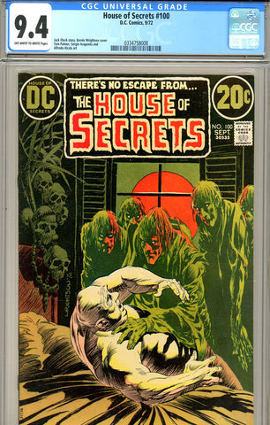 House of Secrets #100 CGC graded 9.4 Wrightson cover SOLD!