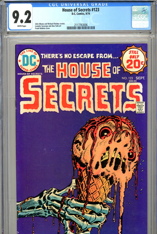 House of Secrets #123 CGC 9.2  Robbins cover - SOLD!