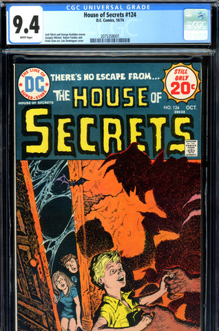 House of Secrets #124 CGC graded 9.4  white pages - SOLD!