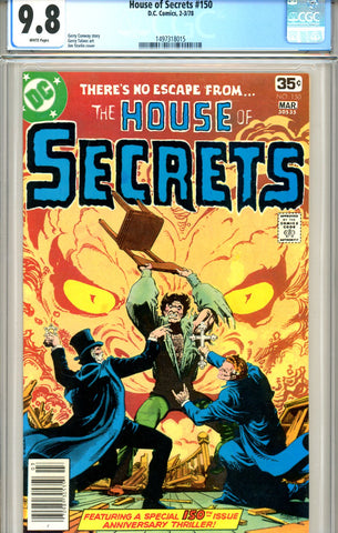 House of Secrets #150 CGC graded 9.8 HG white pages SOLD!