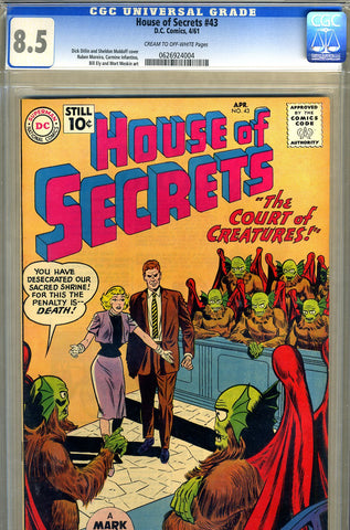 House of Secrets #43   CGC graded 8.5 - SOLD!