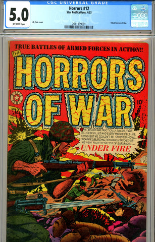Horrors #12 CGC graded 5.0 Star Publications SOLD!