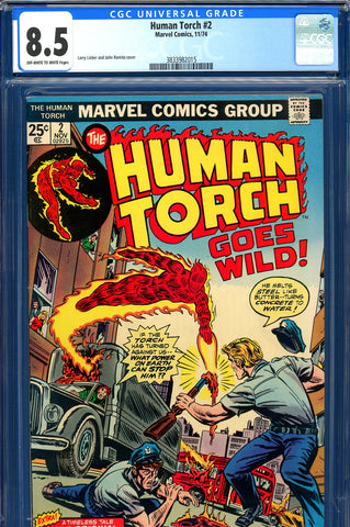 Human Torch #2 CGC graded 8.5 - John Romita cover