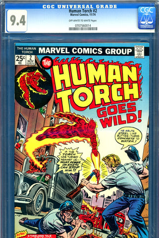 Human Torch #2 CGC graded 9.4 - third highest graded - SOLD!