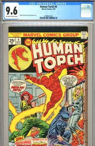 Human Torch #4 CGC graded 9.6 - 1st Paste Pot Pete (R) - SOLD!