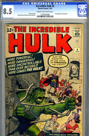 Incredible Hulk #5   CGC graded 8.5 - SOLD