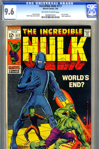 Incredible Hulk #117   CGC graded 9.6 - SOLD