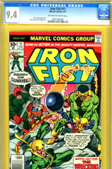 Iron Fist #11 CGC graded 9.4 - Wrecking Crew cover and story