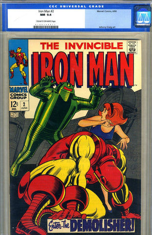 Iron Man #2  CGC graded 9.4 - SOLD