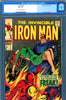 Iron Man #003 CGC graded 8.5 - Happy Hogan becomes the Freak - SOLD!