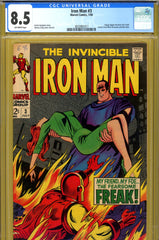 Iron Man #003 CGC graded 8.5 - Johnny Craig cover/art