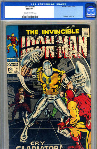 Iron Man #7  CGC graded 9.4 - SOLD