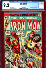 Iron Man #093 CGC graded 9.2  Commander Kraven appearance