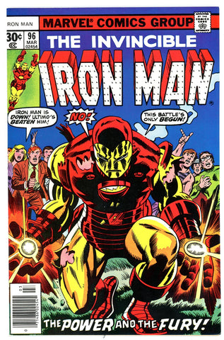 Iron Man #096 NEAR MINT-  1977 first Guardsman