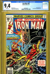 Iron Man #098 CGC graded 9.4 - Stark dons Guardsman armor